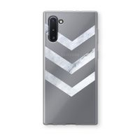 Marmeren pijlen: Samsung Galaxy Note 10 Transparant Hoesje