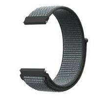 Sport Loop nylon bandje - Donkergrijs / blauw gemêleerd - Samsung Galaxy Watch 5 (Pro) - 40mm / 44mm / 45mm