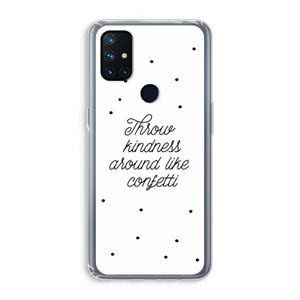 Confetti: OnePlus Nord N10 5G Transparant Hoesje