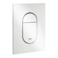 GROHE Arena cosmopolitan 2-knops S-size bedieningsplaat wit 37624SH0 - thumbnail