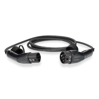 Nedis Kabel voor elektrische voertuigen | Cable Type 2 | 16 A | 11000 W | 3-fasen | 5.00 m | Zwart | Gift Box - EVCA11KWBK50