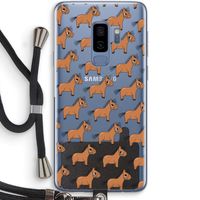 Pony: Samsung Galaxy S9 Plus Transparant Hoesje met koord