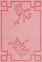 Layered - Vloerkleed Chinoiserie Wool Rug Scarlet Pink -