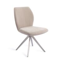Jesper Home Draaibare Eetkamerstoel 'Ikata' Turn Steel, kleur Sand Strand