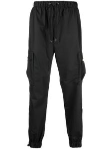 Rains drawstring-waistband tapered cargo trousers - Noir