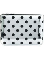 Comme Des Garçons Wallet portefeuilles à pois - Métallisé