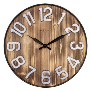 NeXtime NE-3277BR Grote Wandklok Aberdeen 50 cm Hout/Metaal