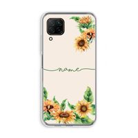 Zonnebloemen: Huawei P40 Lite Transparant Hoesje