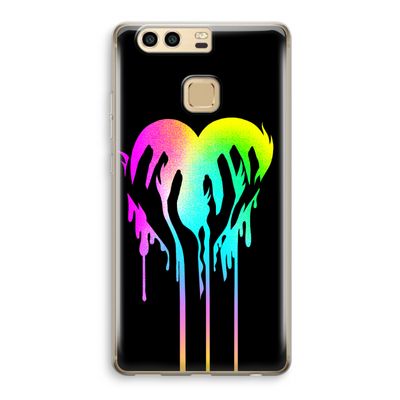 Hold My Heart: Huawei P9 Transparant Hoesje