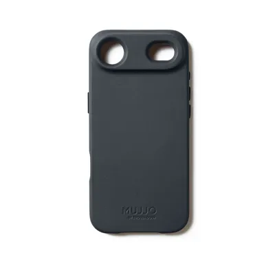 Mujjo Volledig lederen hoesje iPhone Air - Basalt