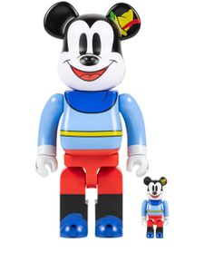 MEDICOM TOY x Disney lot de figurines BE@RBRICK Mickey Mouse BearbrBrave Little Tailor 100% + 400% - Bleu