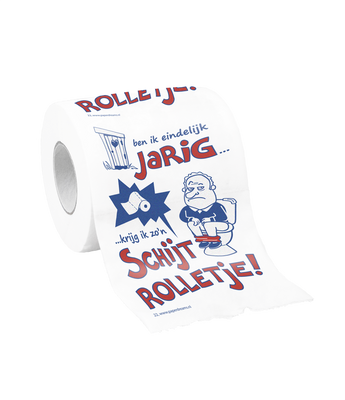 Toiletpapier - schijtrolletje