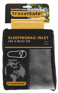 Travelsafe katoenen lakenzak - mummy reislaken - wit