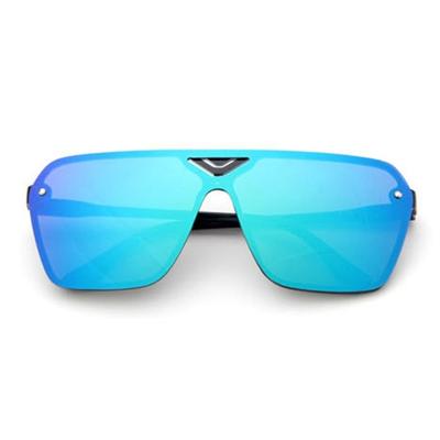 Retro Fashion zonnebrillen mannen en vrouwen gekleurde lens zonnebril (groen)