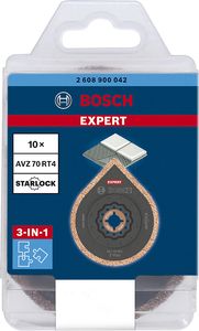Bosch Accessoires Expert 3 max AVZ 70 RT4 multitoolvoegplaat 70 mm 10-delig - 1 stuk(s) - 2608900042