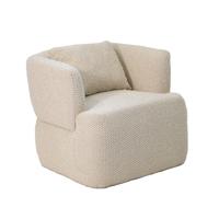 Giga Meubel - Fauteuil Beige Bouclé - Zitdiepte 64cm - Ollie - thumbnail