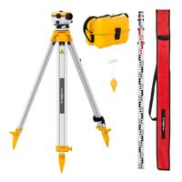 Nivellering instrument + statief - vergroting 32 x - diameter 40 mm