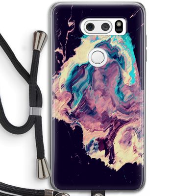 Cosmic Silence: LG V30 Transparant Hoesje met koord