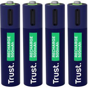 Trust Oplaadbare batterij AAA 500mAh 4-pack