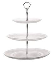 Cosy & Trendy Etagere / Serveertoren Retro - Glas - ø 18, 25 & 29 cm - 3 Laags