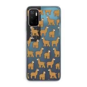Alpacas: Xiaomi Poco M3 Pro 5G Transparant Hoesje