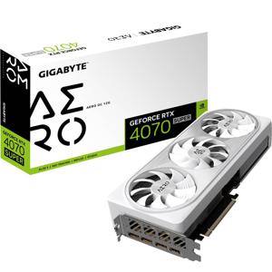 Gigabyte Nvidia GeForce RTX 4070 Super Videokaart AERO 16 GB GDDR6X-RAM PCIe x16 HDMI, DisplayPort Overclocked