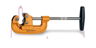 Beta Pijpsnijders voor stalen gaspijp 330/2 - 003300002