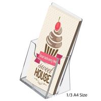 Folderbak 1/3 A4 staand