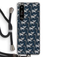 Makis: Sony Xperia 1 III Transparant Hoesje met koord
