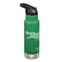 Klean Kanteen Kid Thermosfles 355 ml - Lekvrij Dino Skate Klean Kanteen Kid Thermosfles 355 ml - Lekvrij Dino Skate