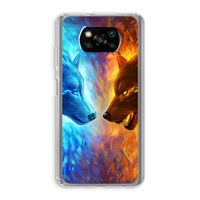Fire & Ice: Xiaomi Poco X3 Pro Transparant Hoesje