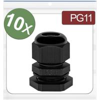 Quadrios 24CA380 Wartel PG11 Polyamide Zwart 10 stuk(s)