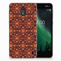 Nokia 2 TPU bumper Batik Brown