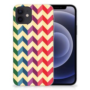 iPhone 12 | 12 Pro (6.1") TPU bumper Zigzag Multi Color