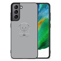 Samsung Galaxy S21FE Hoesje Grijs Baby Olifant