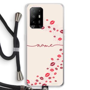 Kusjes: Oppo A95 5G Transparant Hoesje met koord