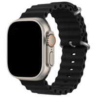 Apple Watch Sport Ocean Band - Zwart - 38, 40, 41 & 42mm Apple Watch Sport Ocean Band - Zwart - 38, 40, 41 & 42mm