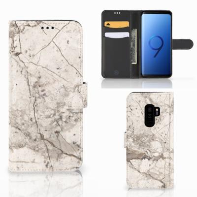 Samsung Galaxy S9 Plus | Bookcase | Marmer Beige