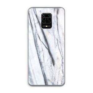 Gestreepte marmer: Xiaomi Redmi Note 9 Pro Transparant Hoesje