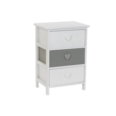 Ladekast Home ESPRIT Wit Grijs 40 x 29 x 58 cm