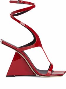 Giuseppe Zanotti sandales à talon sculpté 105 mm - Rouge