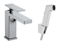 Hansgrohe Tecturis E ééngreeps wastafelkraan 110 met bidet handdouche en doucheslang 160 cm, chroom Hansgrohe Tecturis E ééngreeps wastafelkraan 110 met bidet handdouche en doucheslang 160 cm, chroom