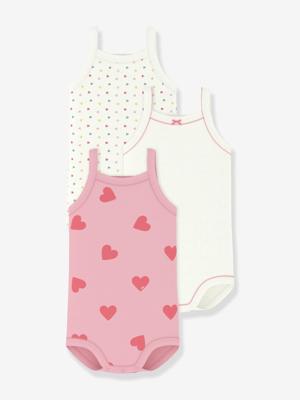 Set van 3 body's hemdje katoen baby wit Set van 3 body's hemdje katoen baby wit