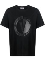 Versace Jeans Couture t-shirt à logo imprimé - Noir