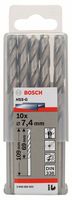 Bosch Accessoires Metaalboren HSS-G, Standard 7,4 x 69 x 109 mm 10st - 2608585503