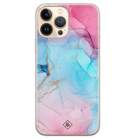 iPhone 13 Pro Max siliconen hoesje - Marble colorbomb