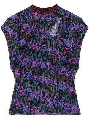 PUCCI t-shirt à imprimé Fiori Di Loto - Violet