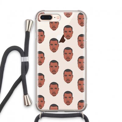 Kanye Call Me?: iPhone 7 PLUS Transparant Hoesje met koord