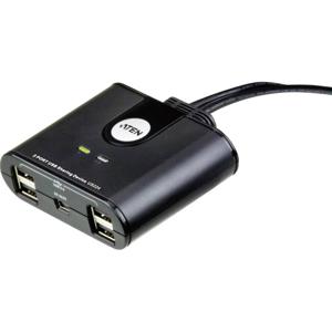 ATEN US224-AT 2 poorten USB 2.0-schakelaar Zwart