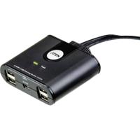 ATEN US224-AT 2 poorten USB 2.0-schakelaar Zwart - thumbnail